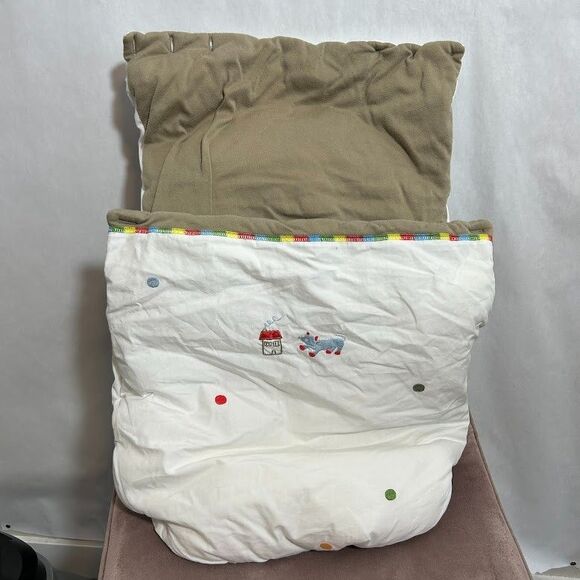 Jacadi Paris Baby Bunting Bag Sleep Sack Stroller Carseat Brode-Main - Picture 3 of 13